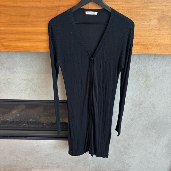 ADEAM Black Cardigan Dress, Size L - Picture 7 of 16